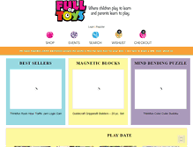 Tablet Screenshot of fulloftoys.com